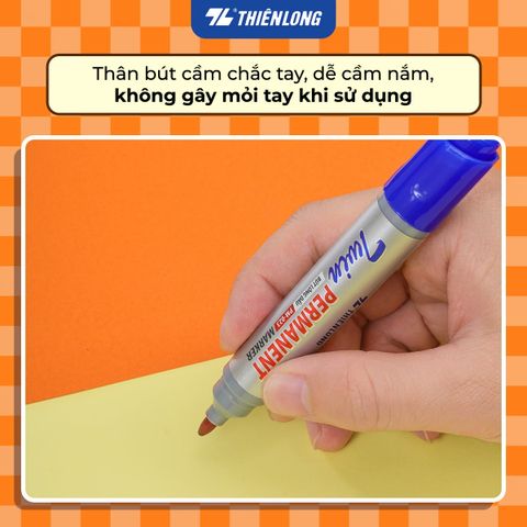 Bút lông dầu 2 đầu mực - Twin Permanent Marker Thiên Long PM-023