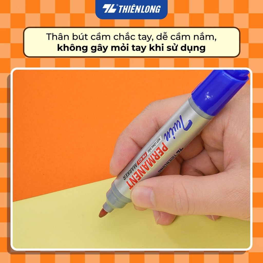 Combo 10 Bút lông dầu 2 đầu mực - Twin Permanent Marker Thiên Long PM-023