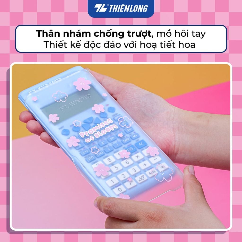 Nắp máy tính khoa học Thiên Long sắc xuân Bính Ngọ 2026 Fx799VN