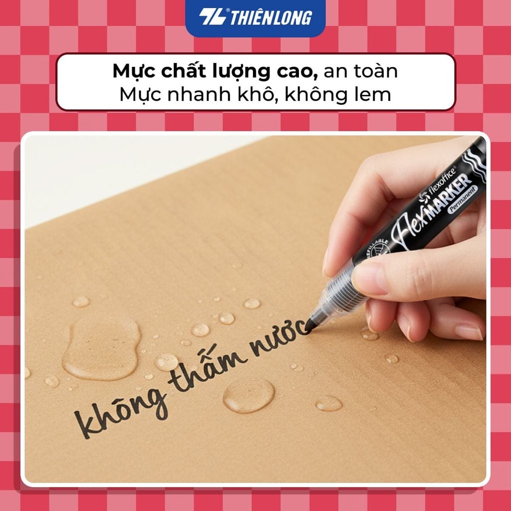 Combo Bút lông dầu Flexoffice Flex Marker FO-PM014/XK - Hàng xuất khẩu