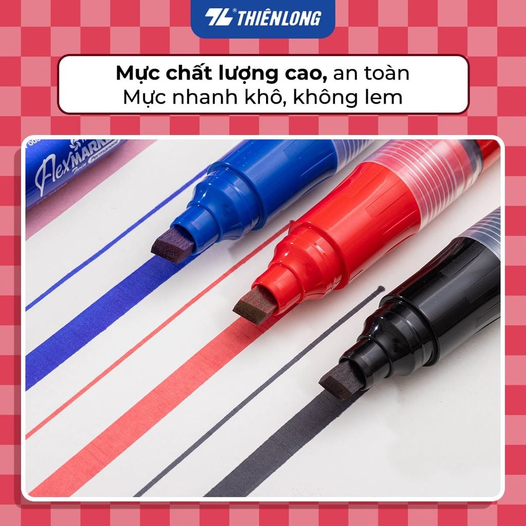Combo Bút lông dầu Flexoffice Flex Marker FO-PM06/XK - Hàng xuất khẩu