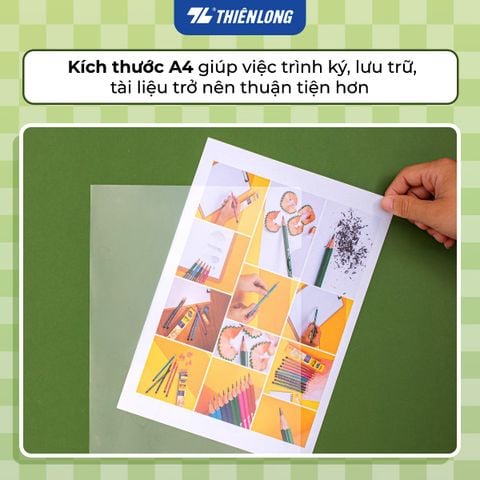 Bìa lá A4 Thiên Long Flexoffice FO-CH168