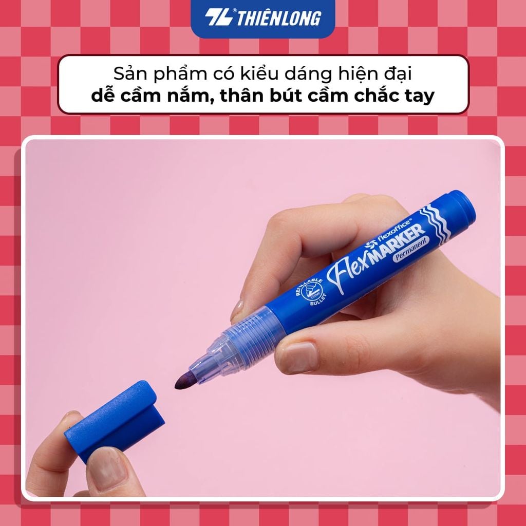Combo Bút lông dầu Flexoffice Flex Marker FO-PM014/XK - Hàng xuất khẩu