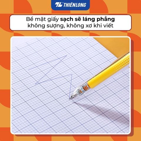 Tập học sinh 96 trang 5 ô ly vuông 100 gsm Điểm 10 TP-NB075 (hình ngẫu nhiên)