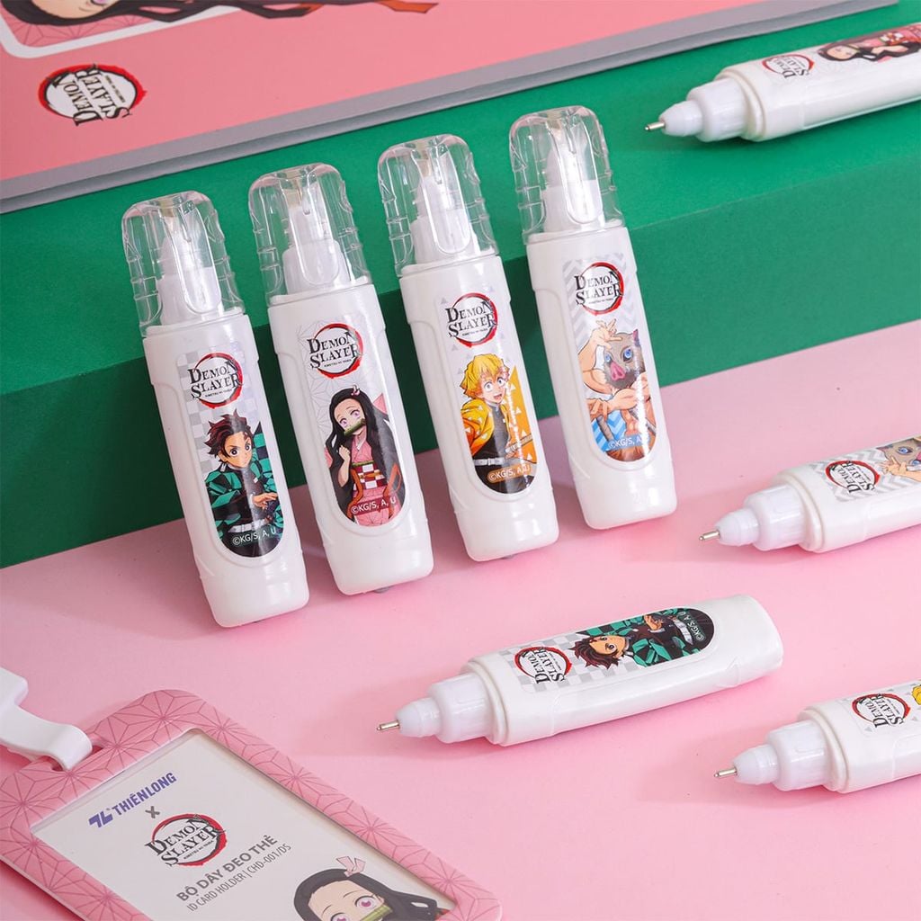 Thiên Long - Bút xóa nước 12ml CP-017/DS - Phiên bản Demon Slayer - Mẫu ngẫu nhiên