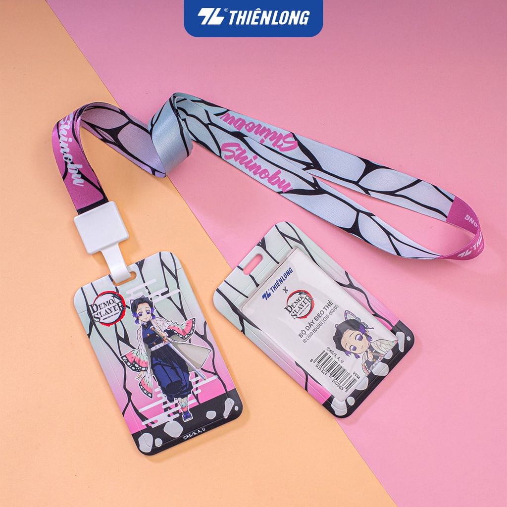 Dây thẻ đeo bảng tên nhân viên sinh viên Demon Slayer Thiên Long - Kimetsu no Yaiba