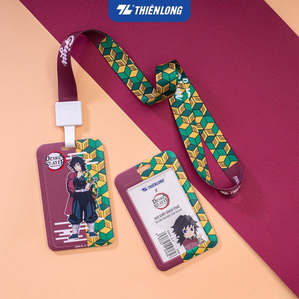 Dây thẻ đeo bảng tên nhân viên sinh viên Demon Slayer Thiên Long - Kimetsu no Yaiba