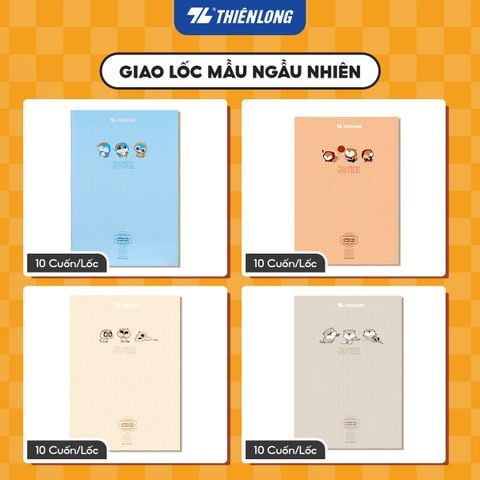 Tập chống lóa 200 trang kẻ ngang 7mm 70 gsm Thiên Long Joyee NB-143 - Mẫu ngẫu nhiên