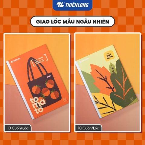 Tập học sinh Thiên Long 200 trang kẻ ngang 7mm 60gsm NB-140 - Mẫu ngẫu nhiên