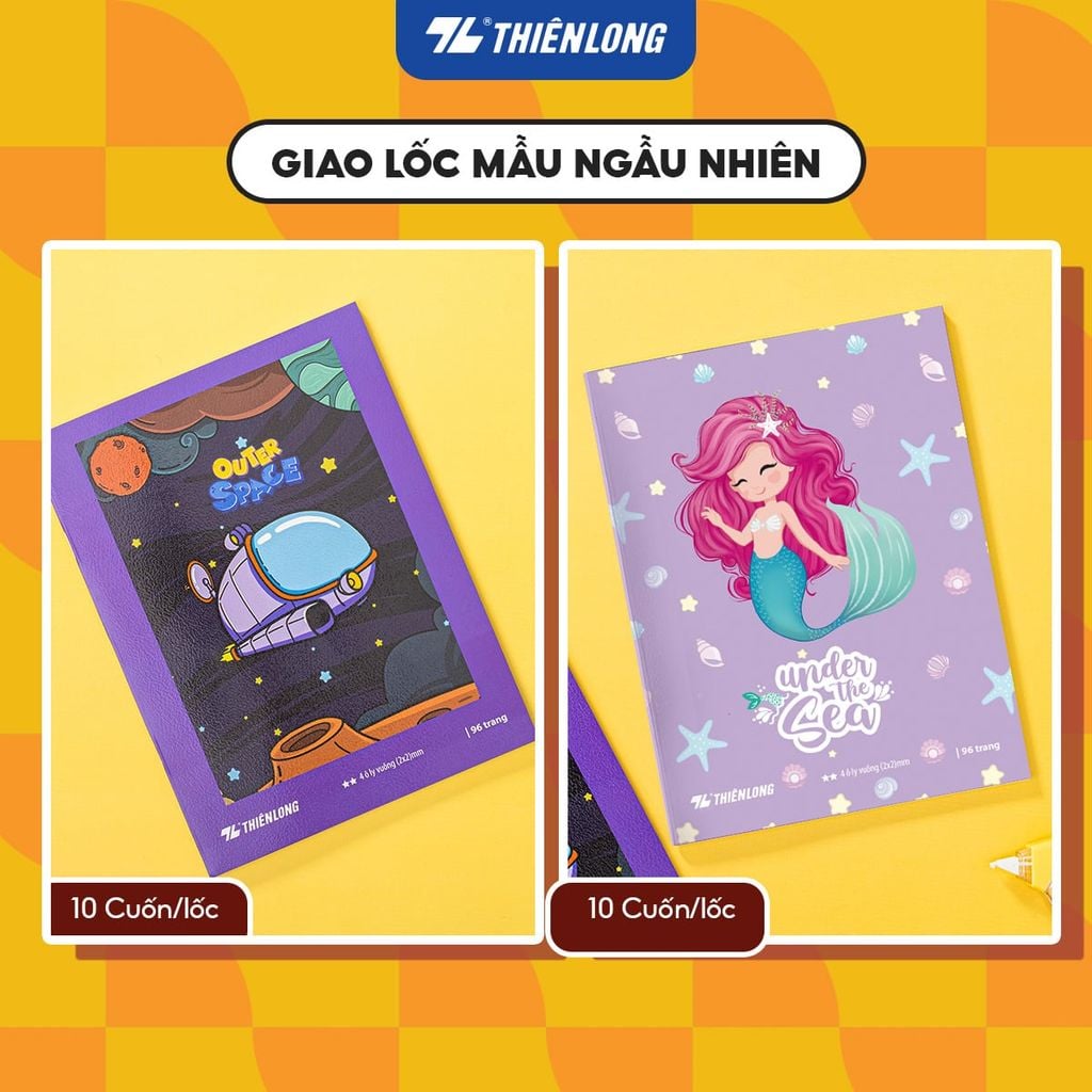 [Combo 10 cuốn] Tập học sinh 96 trang Điểm 10 TP-NB044 (hình ngẫu nhiên)