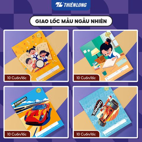 Tập học sinh 96 trang Điểm 10 TP-NB077 (hình ngẫu nhiên)