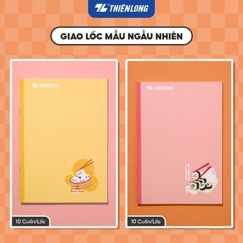 Tập học sinh 80 trang kẻ ngang 7mm 60 gsm Thiên Long NB-097 – Mẫu ngẫu nhiên