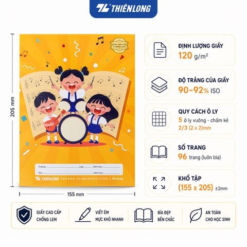 Tập học sinh 96 trang Điểm 10 TP-NB077 (hình ngẫu nhiên)