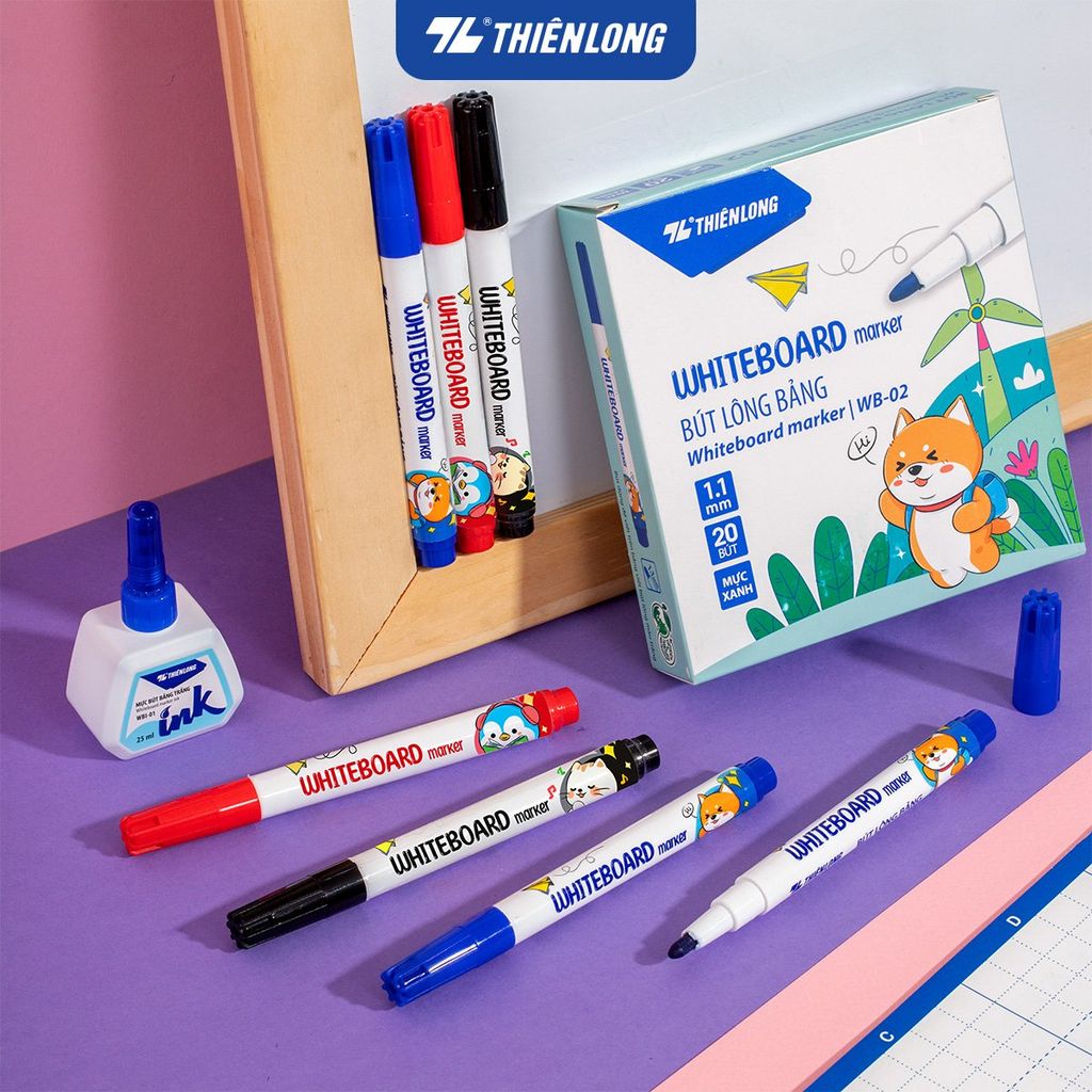 Bút lông bảng Thiên Long WB-02