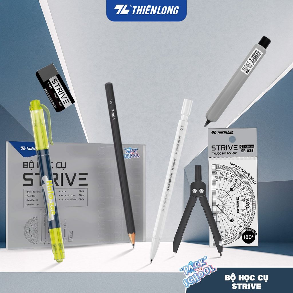Bộ học cụ Thiên Long Đồng Hành Năm Học Mới