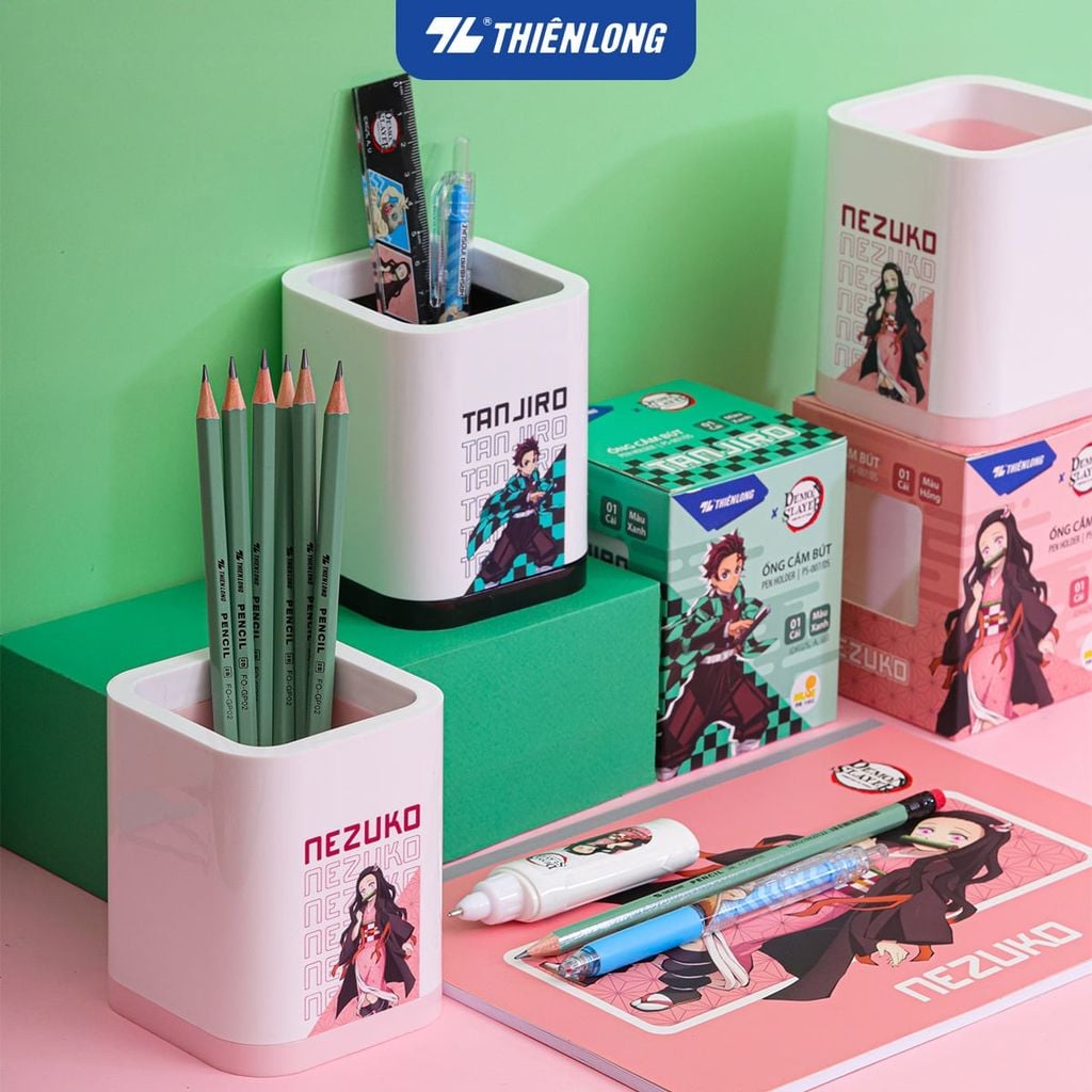 Ống cắm bút Thiên Long PS-007/DS - Phiên bản Demon Slayer