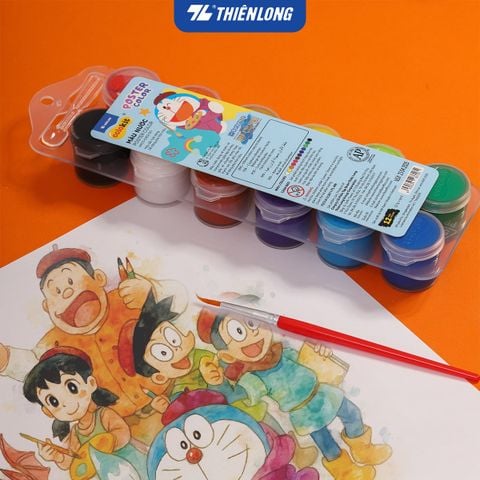Bộ 12 Màu nước Thiên Long Colokit WACO-C002/DO - Phiên bản Nobita Và Câu Chuyện Thế Giới Trong Tranh 2025