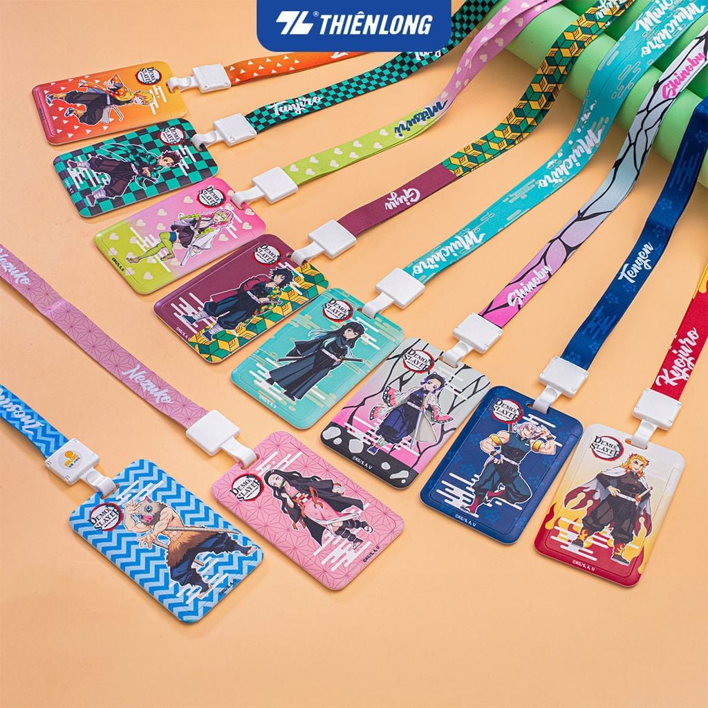 Dây thẻ đeo bảng tên nhân viên sinh viên Demon Slayer Thiên Long - Kimetsu no Yaiba