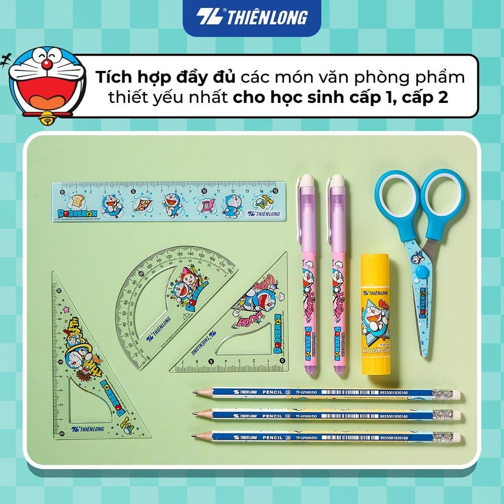 Bộ học cụ học tập Thiên Long Doraemon BTS-025/DO