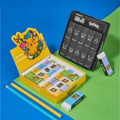 Gôm tẩy Thiên Long Pokémon kháng khuẩn Nhật Bản - Mẫu ngẫu nhiên
