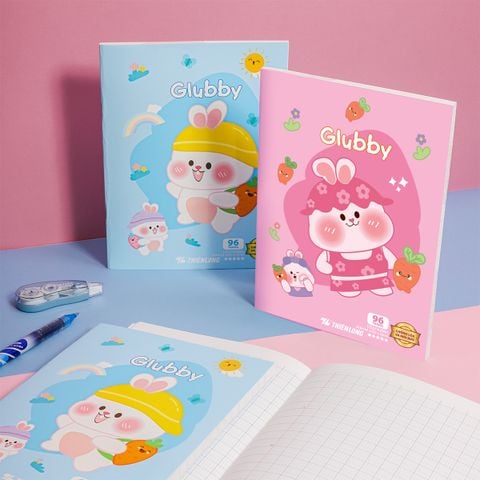 Combo 5 Tập học sinh 96 trang 5 ô ly vuông 2mm chấm kẻ 2/3 100gsm NB-118 Thiên Long - Mẫu ngẫu nhiên