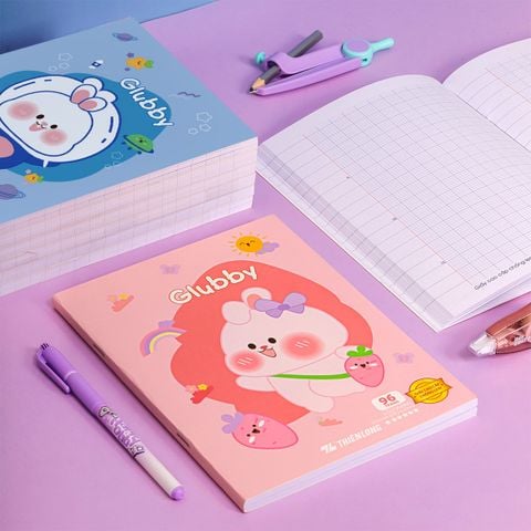 Combo 10 Tập học sinh 96 trang 5 ô ly vuông 2mm chấm kẻ 2/3 120gsm NB-122 Thiên Long - Mẫu ngẫu nhiên