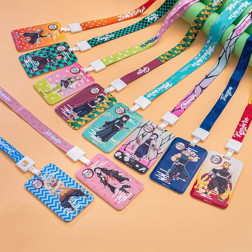 Dây thẻ đeo bảng tên nhân viên sinh viên Demon Slayer Thiên Long - Kimetsu no Yaiba