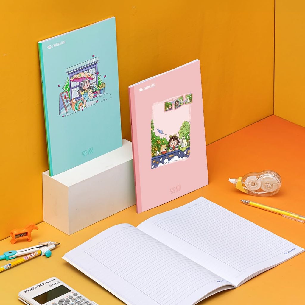 Tập học sinh 120 trang dòng kẻ ngang 60 gsm Thiên Long NB-096 (hình ngẫu nhiên)