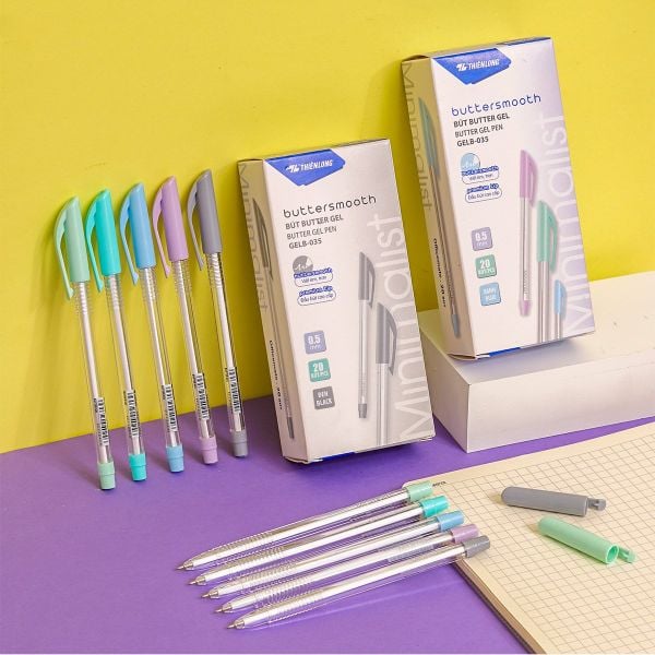 Bút gel B - Buttersmooth Gel Thiên Long GELB-035 - Premium Tip viết êm, trơn