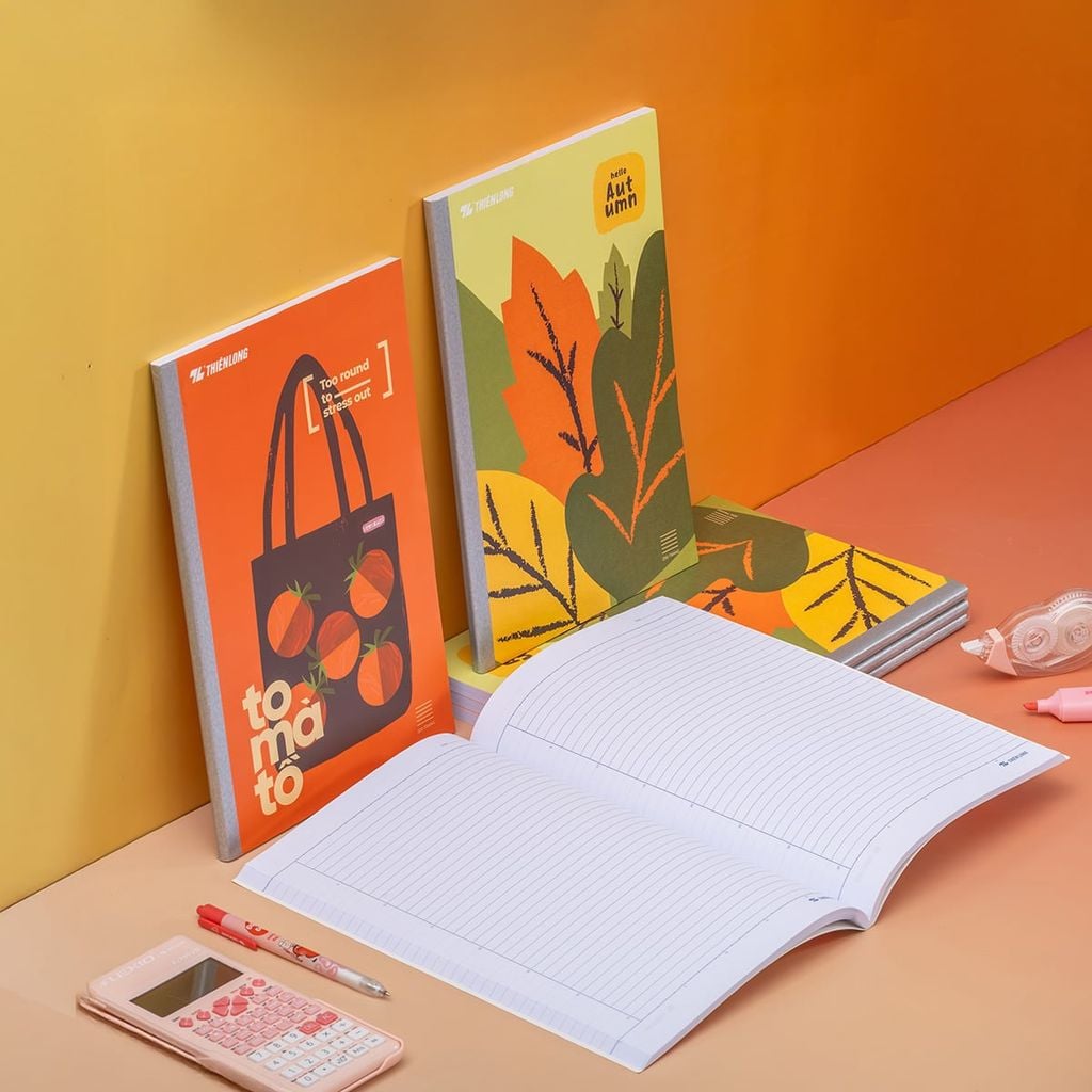 Tập học sinh Thiên Long 200 trang kẻ ngang 7mm 60gsm - Mẫu ngẫu nhiên