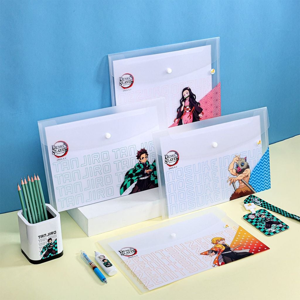 Bìa nút Thiên Long - Bìa tài liệu A4 CBF-008/DS - Phiên bản Demon Slayer