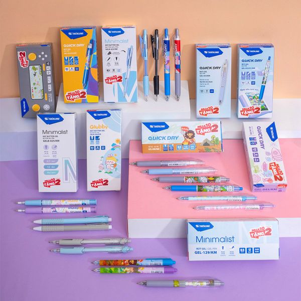 [MUA 10 TẶNG 02] Bút gel, bút gel B Thiên Long - Tặng thêm 02 bút cùng loại