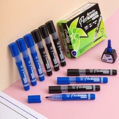 Combo Bút lông dầu Flexoffice Flex Marker FO-PM014/XK - Hàng xuất khẩu