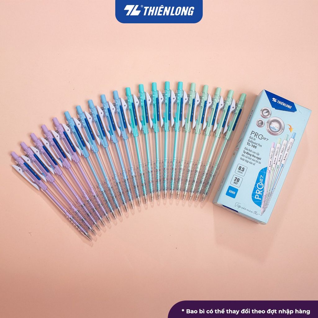 Bút bi Thiên Long TL-105 màu pastel PRO 027