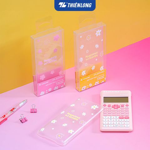 Nắp máy tính khoa học FX799VN Thiên Long sắc hoa