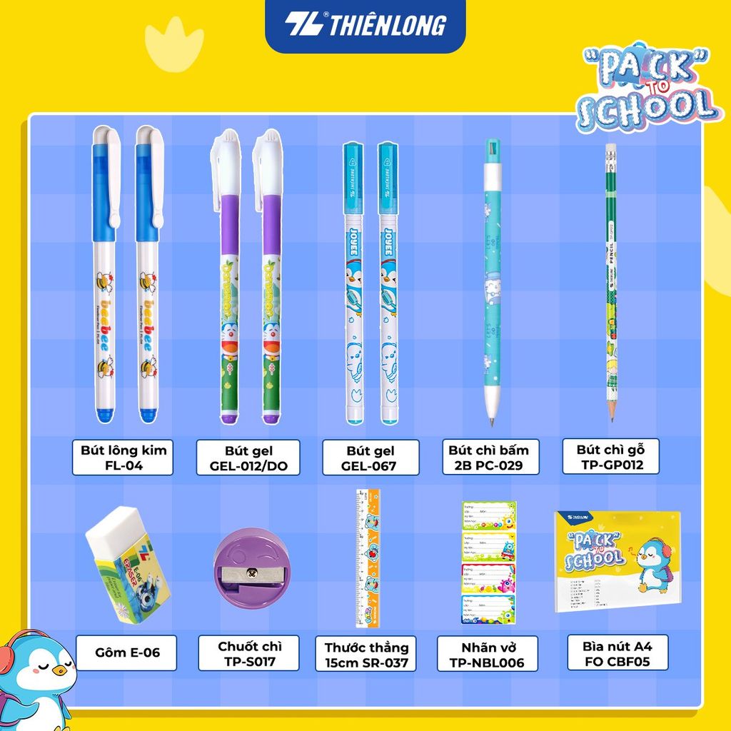 Bộ học cụ Thiên Long Khởi Đầu Hoàn Hảo