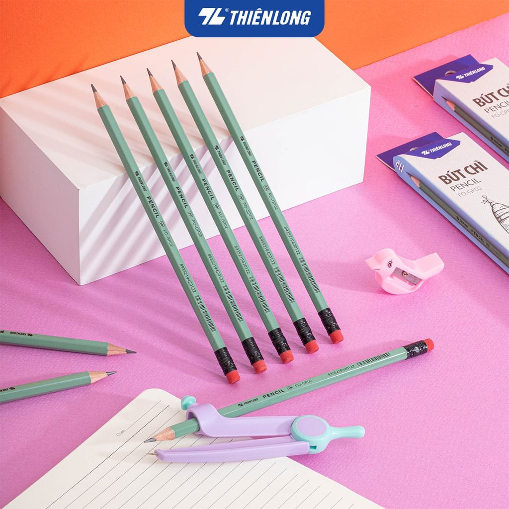 Combo 20 Bút chì gỗ 2B Flexoffice FO-GP02