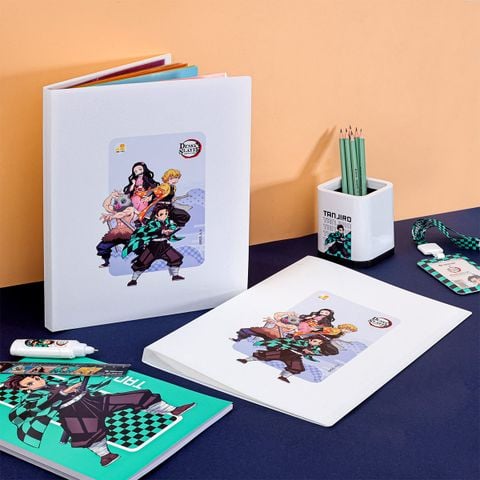 Bìa học sinh - Bìa văn phòng 30 lá A4 Thiên Long Demon Slayer DB-012/DS - Sức chứa 150 tờ A4
