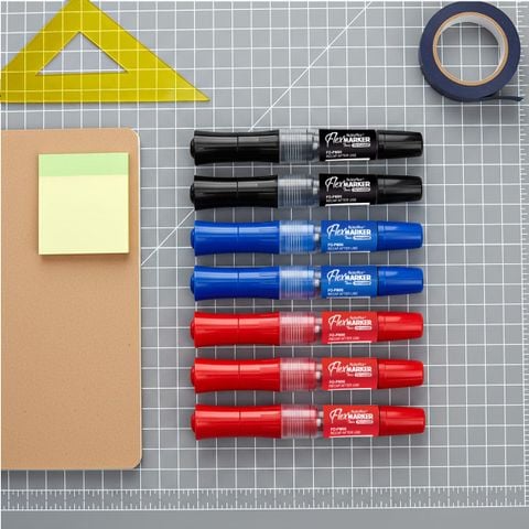 Bút lông dầu Flexoffice Flex Marker FO-PM06/XK - Hàng xuất khẩu