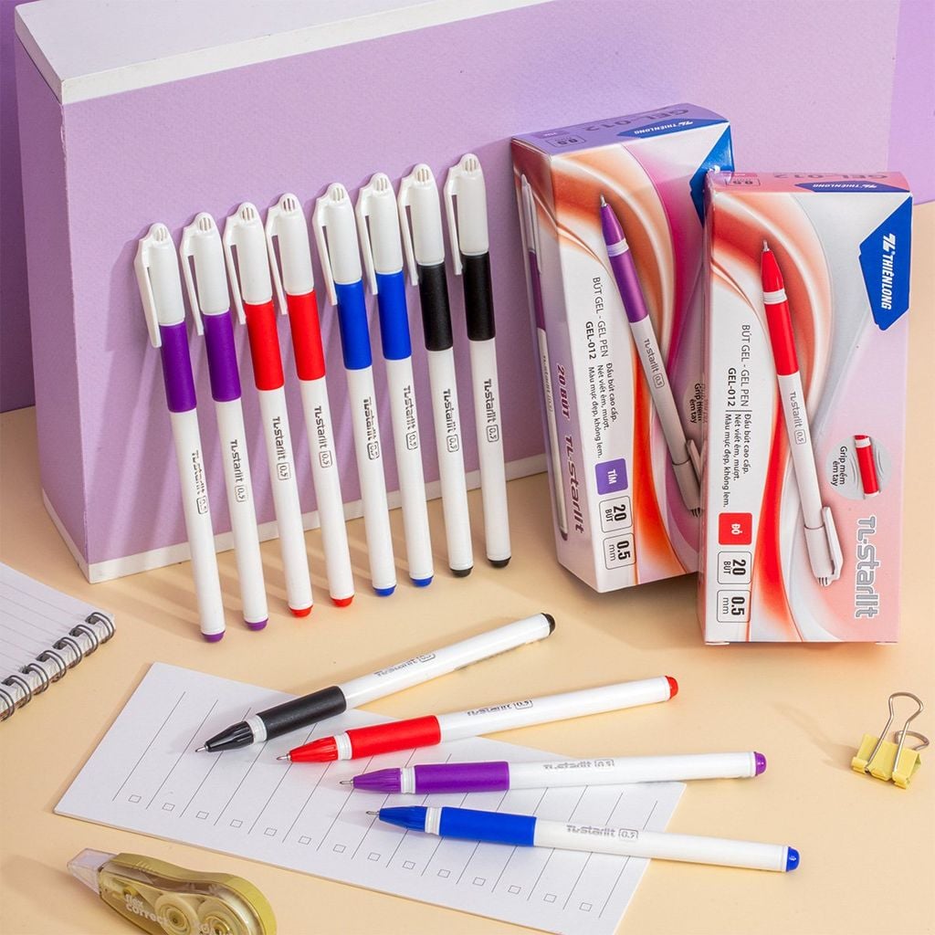 Combo 20 Bút Gel Starlit Thiên Long GEL-012