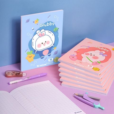 Tập học sinh 96 trang 5 ô ly vuông 2mm chấm kẻ 2/3 120gsm NB-122 Thiên Long - Mẫu ngẫu nhiên