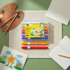 Washable Acrylic Markers / Bút sơn/ Bút lông Thiên Long 12/24/36 màu - Màu sắc tươi sáng, dễ dàng rửa sạch