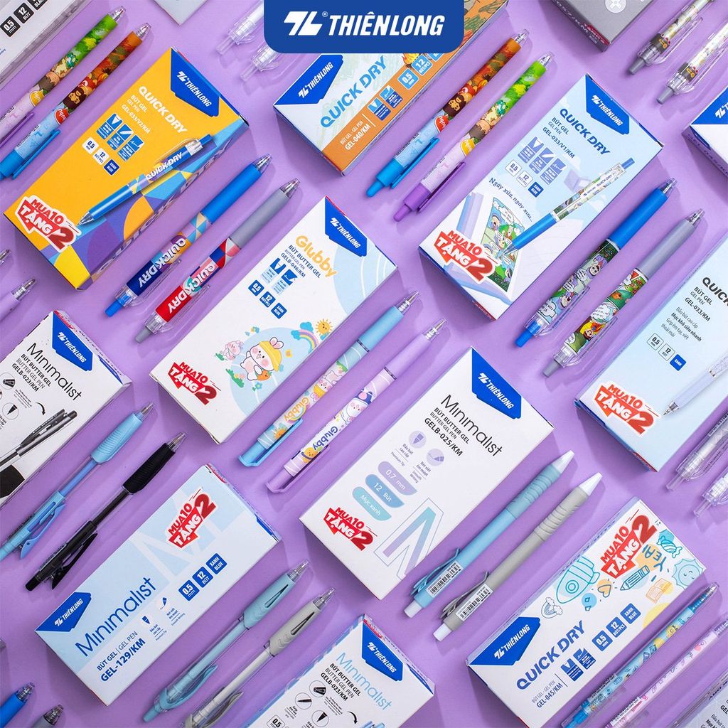 [MUA 10 TẶNG 02] Bút gel, bút gel B Thiên Long - Tặng thêm 02 bút cùng loại