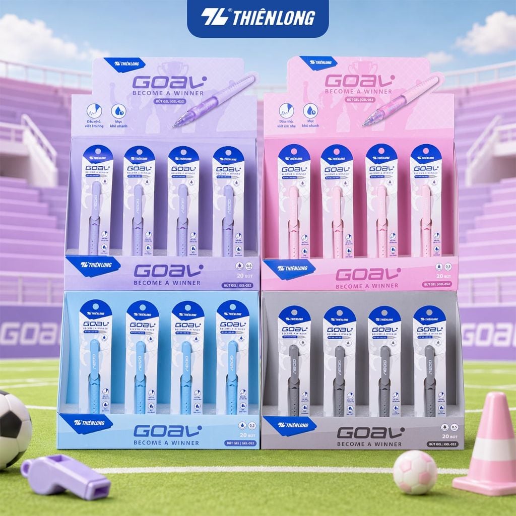 Bút Gel Thiên Long GOAL GEL-052 Quick Dry – 0.5mm