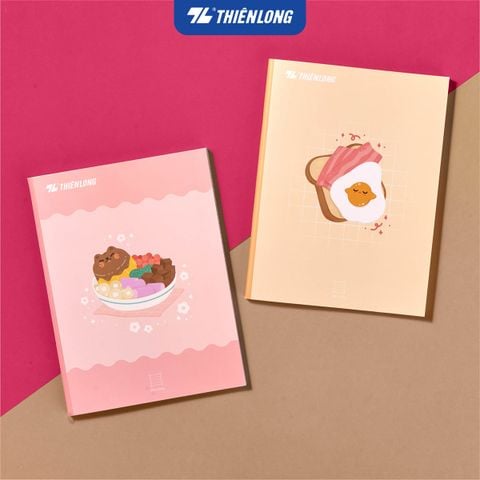 Combo 5 Tập học sinh Thiên Long 200 trang 4 ô ly ngang 2mm 60 gsm TP-NB066 - Mẫu ngẫu nhiên