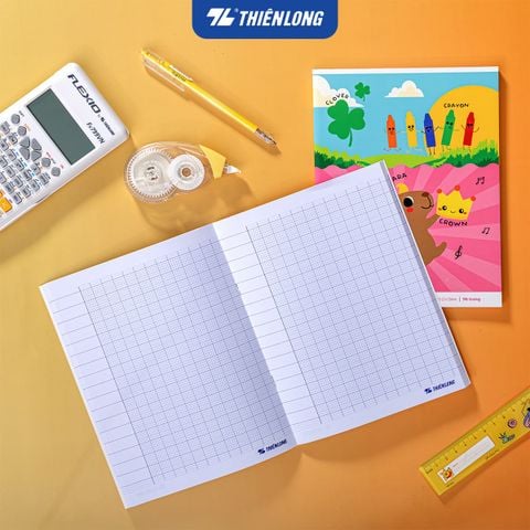 Tập học sinh 96 trang 5 ô ly vuông 100 gsm Điểm 10 TP-NB075 (hình ngẫu nhiên)