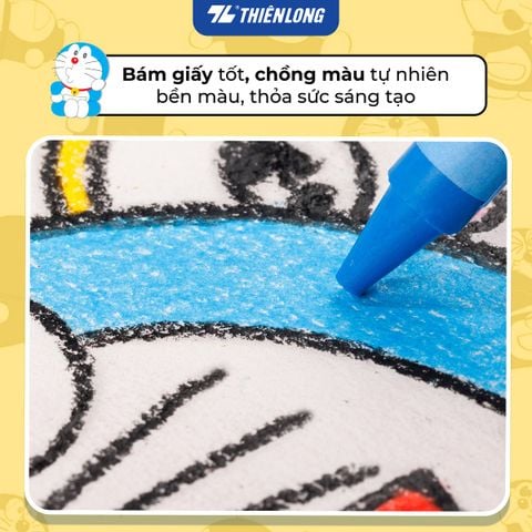 Sáp 10/12 màu Colokit Doraemon CR-C04/DO - Phiên bản 2026
