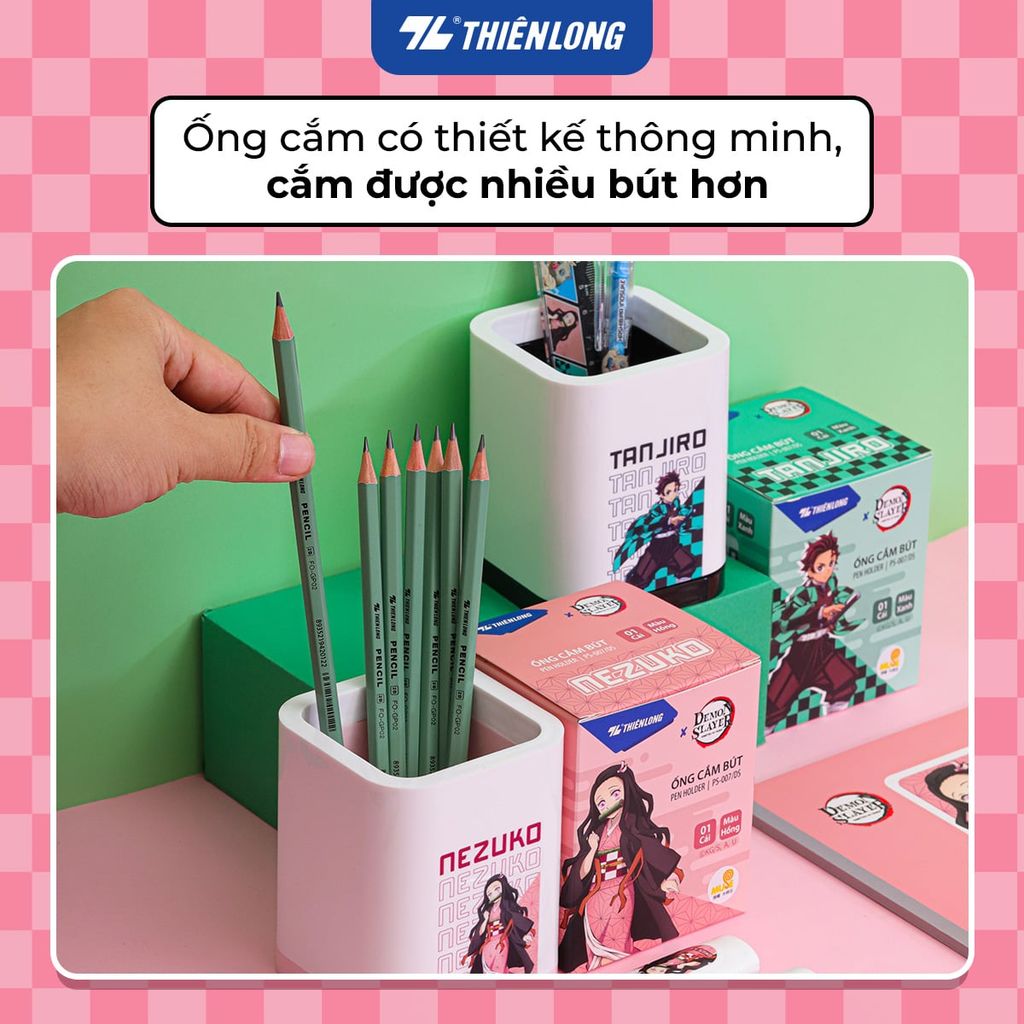 Ống cắm bút Thiên Long PS-007/DS - Phiên bản Demon Slayer