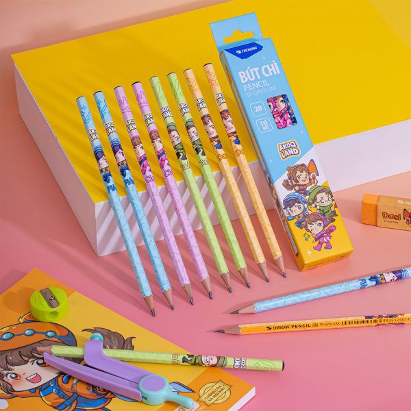 Bút chì gỗ nhân vật Akooland Thiên Long TP-GP021/AK - Mẫu ngẫu nhiên