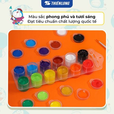 Bộ 12 Màu nước Thiên Long Colokit WACO-C002/DO - Phiên bản Nobita Và Câu Chuyện Thế Giới Trong Tranh 2025